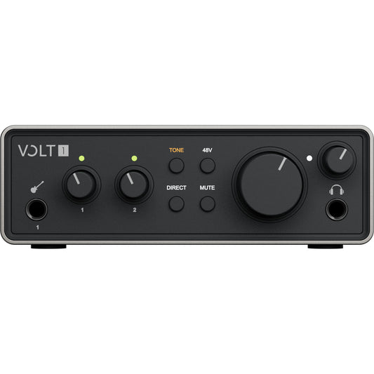 Universal Audio Volt 1 Gen 2 2-in/2-out USB Audio Interface w/ 1 Mic Preamp & 1 Guitar Input