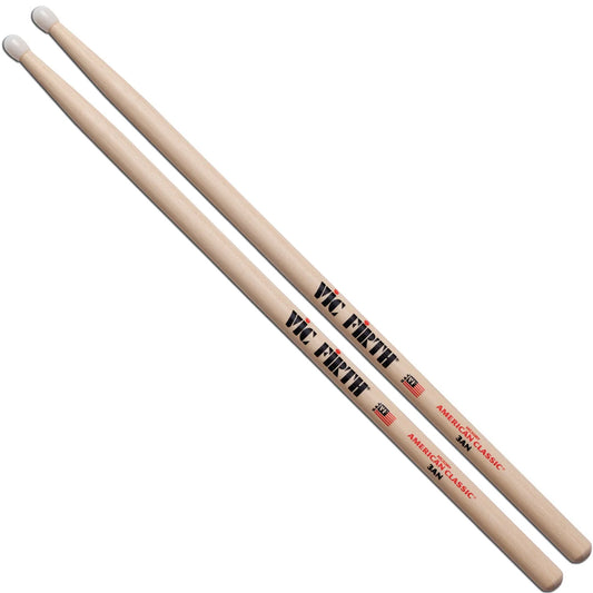 Vic Firth American Classic 3A Drumsticks - Nylon Tip