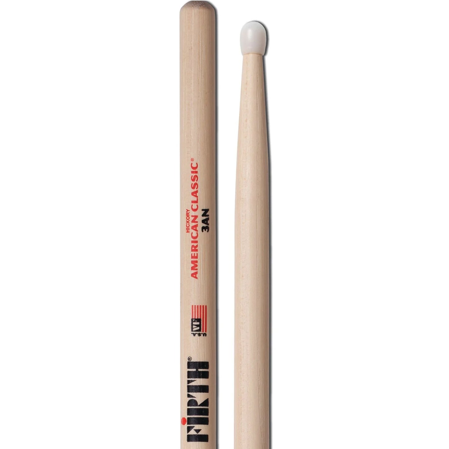 Vic Firth American Classic 3A Drumsticks - Nylon Tip