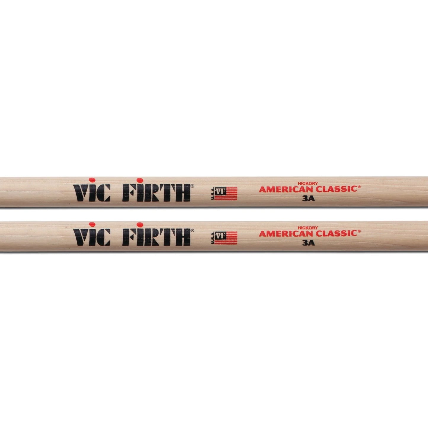 Vic Firth American Classic 3A Drumsticks - Wood Tip