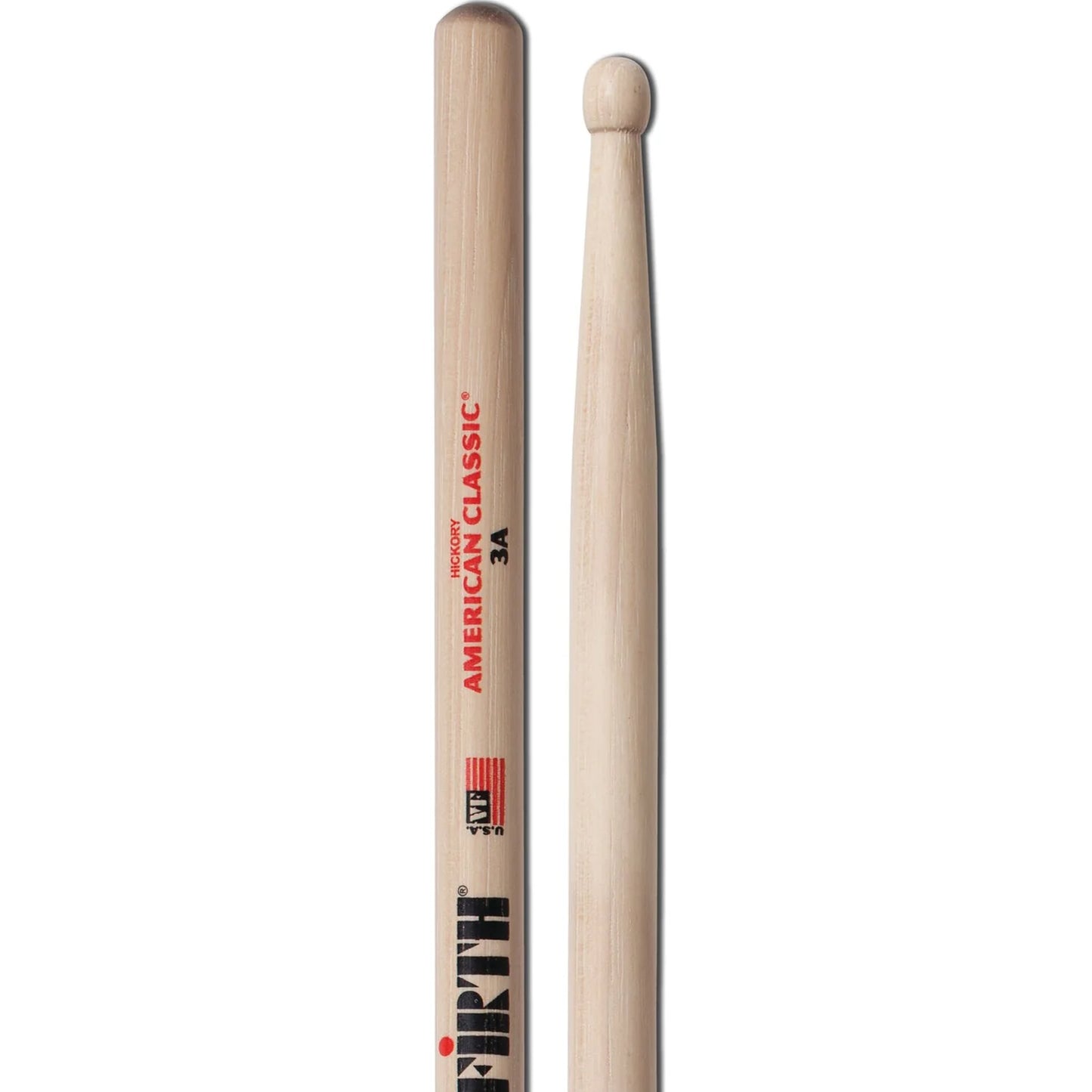 Vic Firth American Classic 3A Drumsticks - Wood Tip