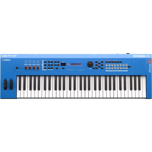 Yamaha MX61 v2 Music Production Synthesizer (Blue)