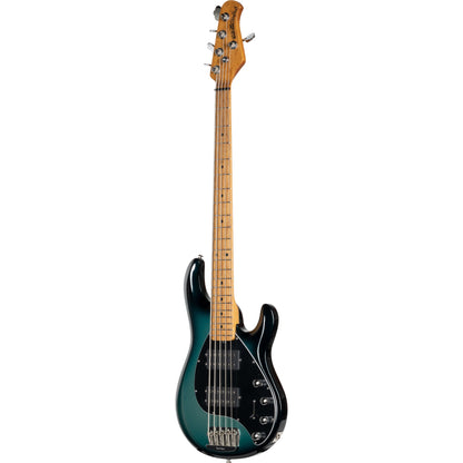Ernie Ball Music Man Stingray Special 5 HH Bass Guitar in Frost Green Pearl