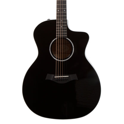 Taylor 214CE Deluxe Grand Auditorium Acoustic Electric Guitar in Black
