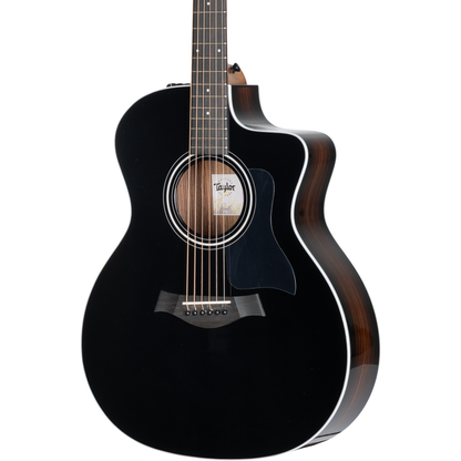 Taylor 214ce Deluxe Special Edition Acoustic Electric Guitar - Blacktop