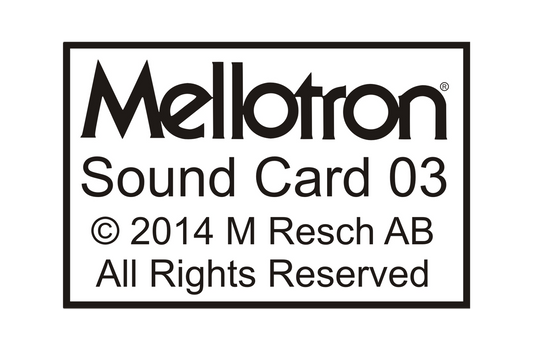 Mellotron Sound Card 3