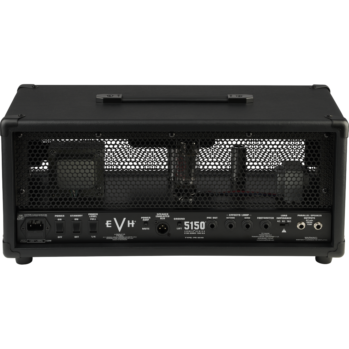 EVH 5150 Iconic Series 15W 6L6 Head Amp - Black