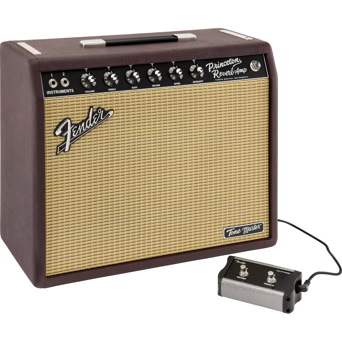 Fender FSR Tone Master Princeton 12-Watt Combo Amp, 120V - Wine