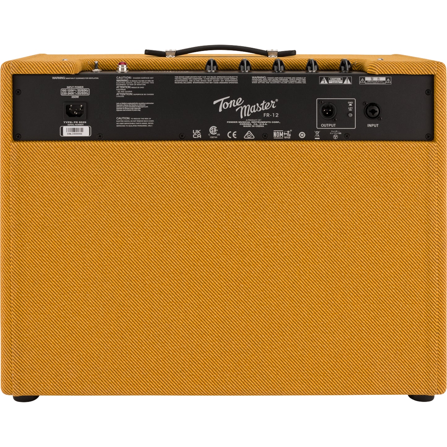 Fender Tone Master FR-12 1000-watt 1 x 12” Speaker Cabinet - Tweed