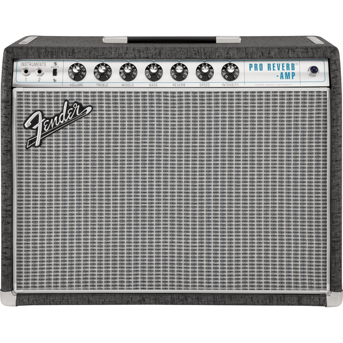 Fender FSR ’68 Custom Pro Reverb 40-Watt Combo Amp, 120V - Pewter Redback