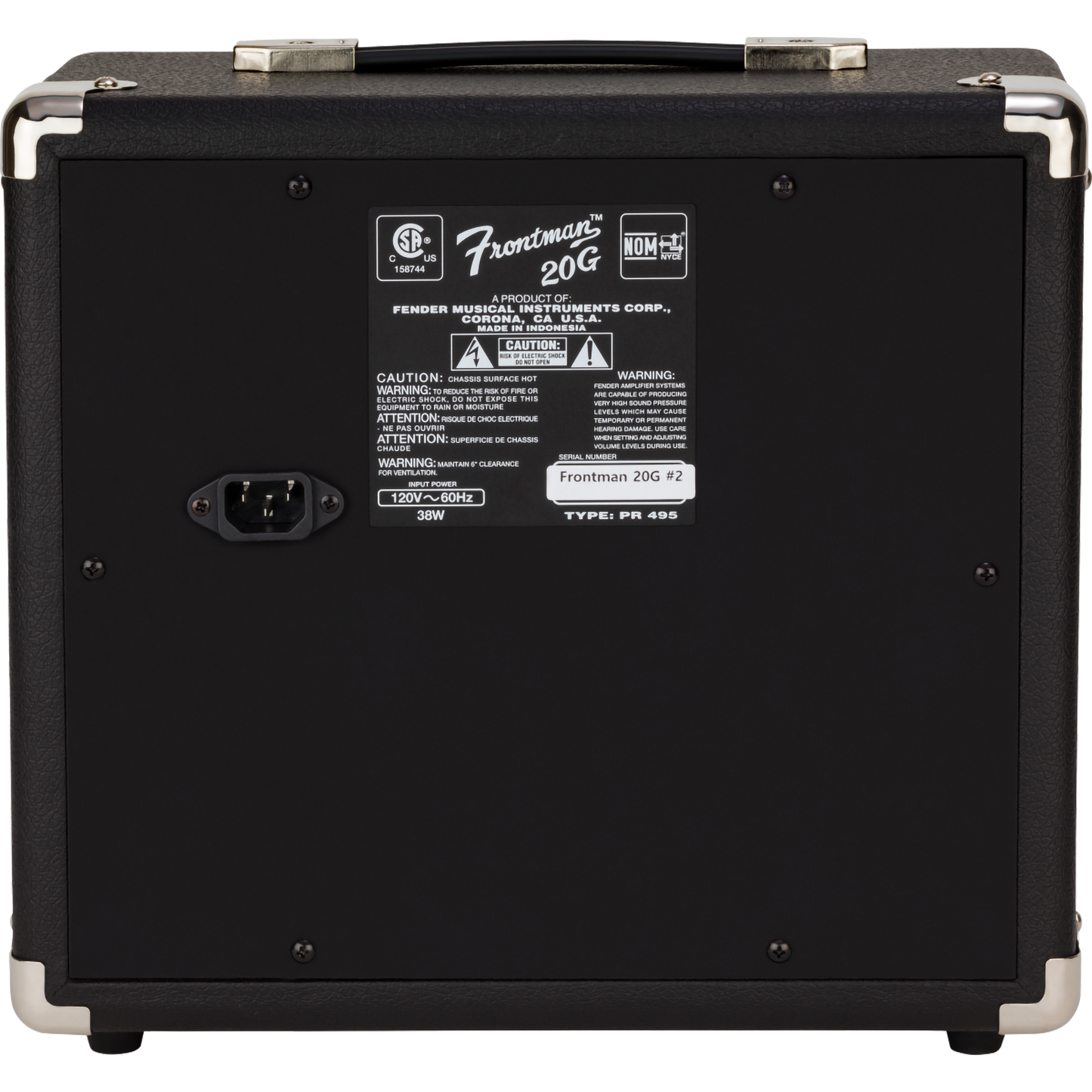 Fender Frontman® 20G, 120V Combo Amplifier