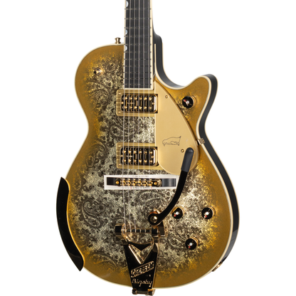 Gretsch G6134TG Limited Edition Paisley Penguin Electric Guitar - Gold Paisley