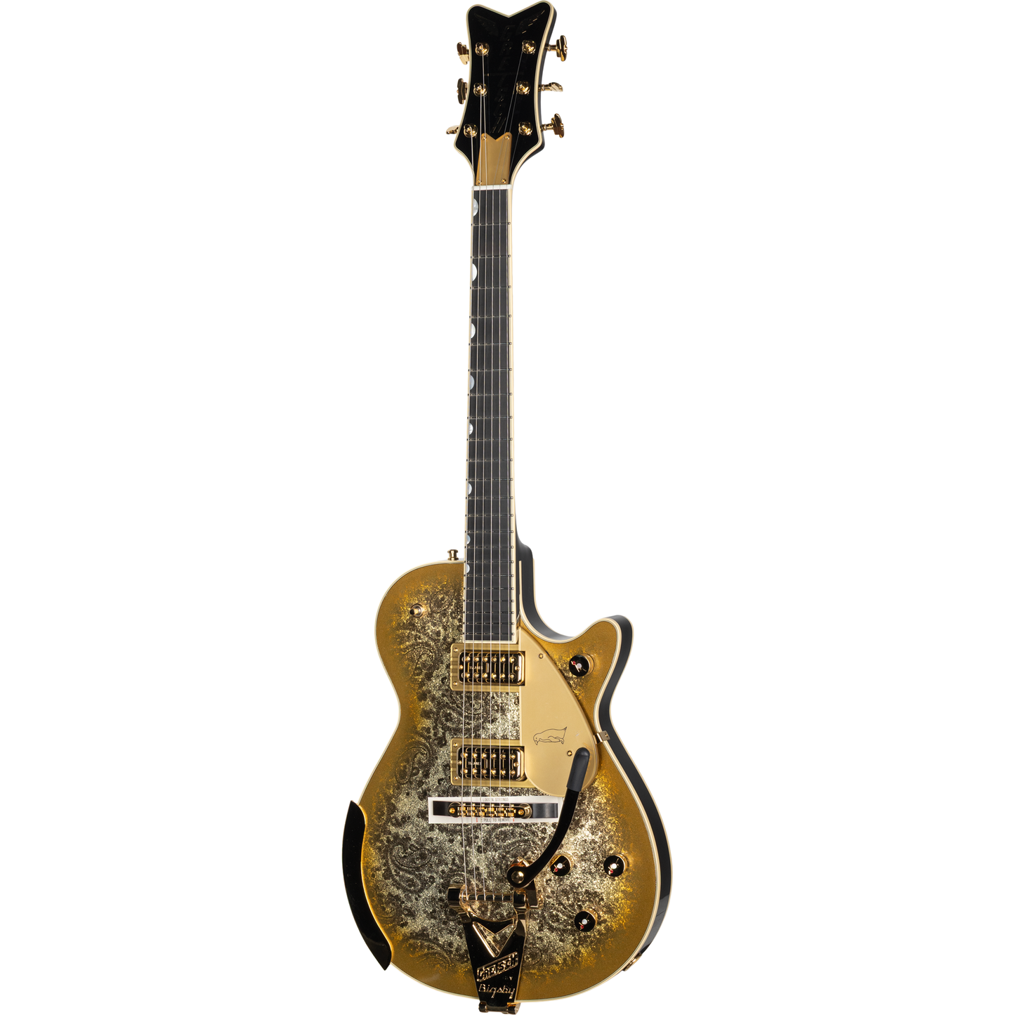 Gretsch G6134TG Limited Edition Paisley Penguin Electric Guitar - Gold Paisley