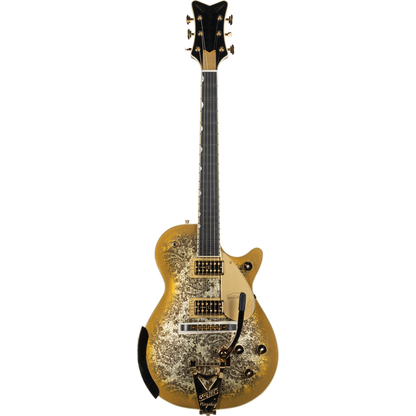 Gretsch G6134TG Limited Edition Paisley Penguin Electric Guitar - Gold Paisley