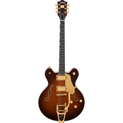 Gretsch Broadkaster LX Figured Center Block Electric Guitar - Havana Burst