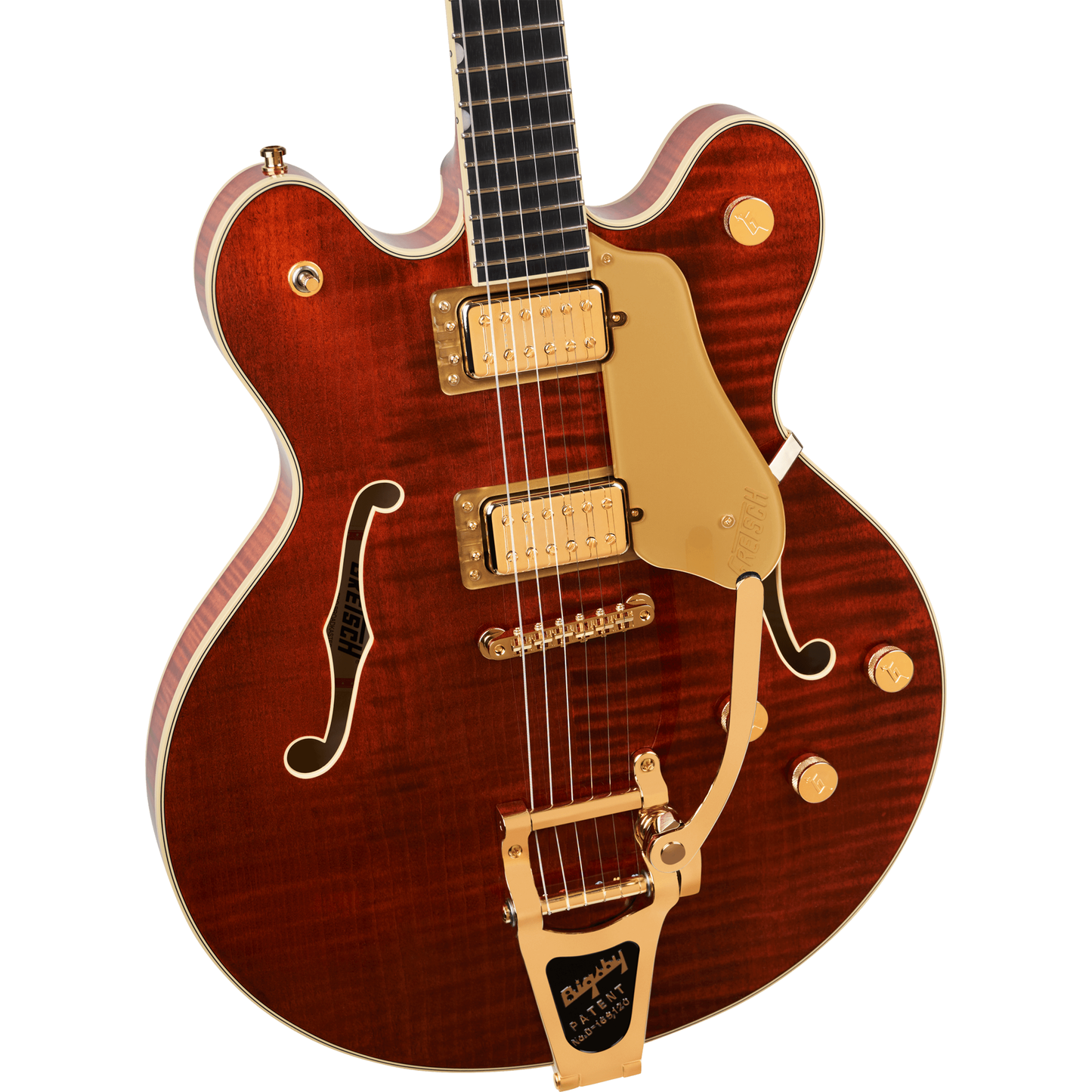 Gretsch Broadkaster LX Figured Center Block Electric Guitar - Bourbon Stain
