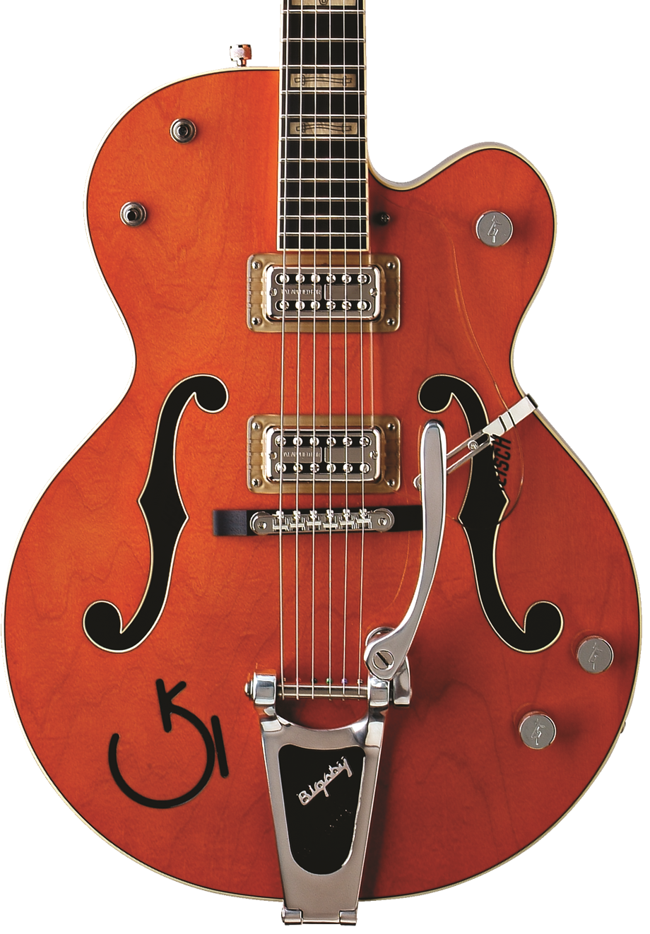 Gretsch G6120RHH Reverend Horton Heat Signature Electric Guitar Orange Stain