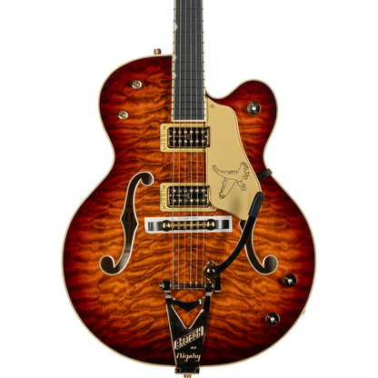 Gretsch G6136TGQM-59 Limited Edition Quilt Classic Falcon w/ Bigsby - Forge Glow