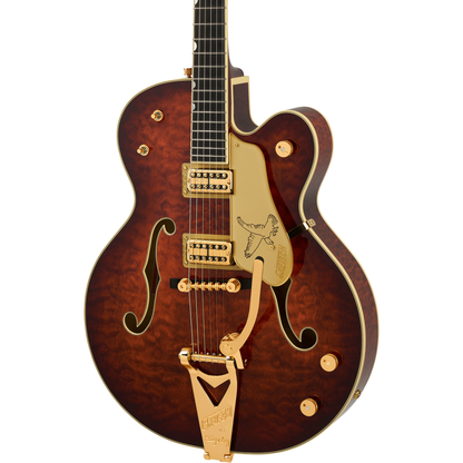 Gretsch G6136TGQM-59 Limited Edition Quilt Classic Falcon w/ Bigsby - Forge Glow