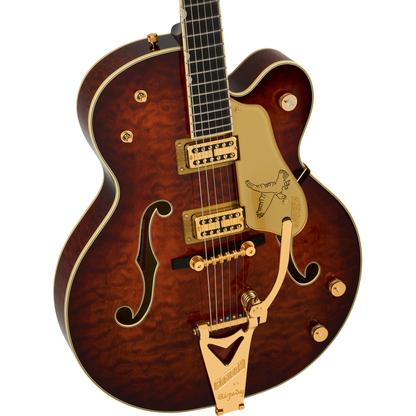 Gretsch G6136TGQM-59 Limited Edition Quilt Classic Falcon w/ Bigsby - Forge Glow