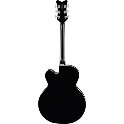 Gretsch Falcon Hollow Body Electric Guitar with String-Thru Bigsby - Black
