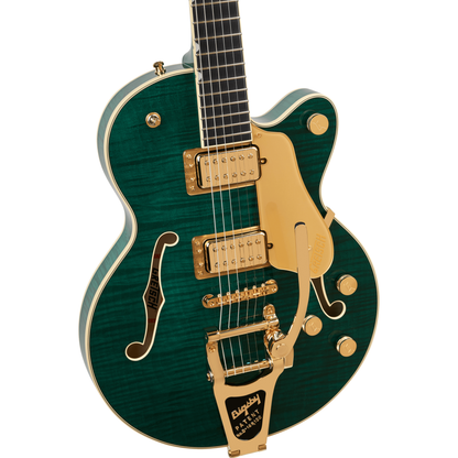 Gretsch Broadkaster Jr. LX Figured Center Block Electric Guitar - Tropic Aura