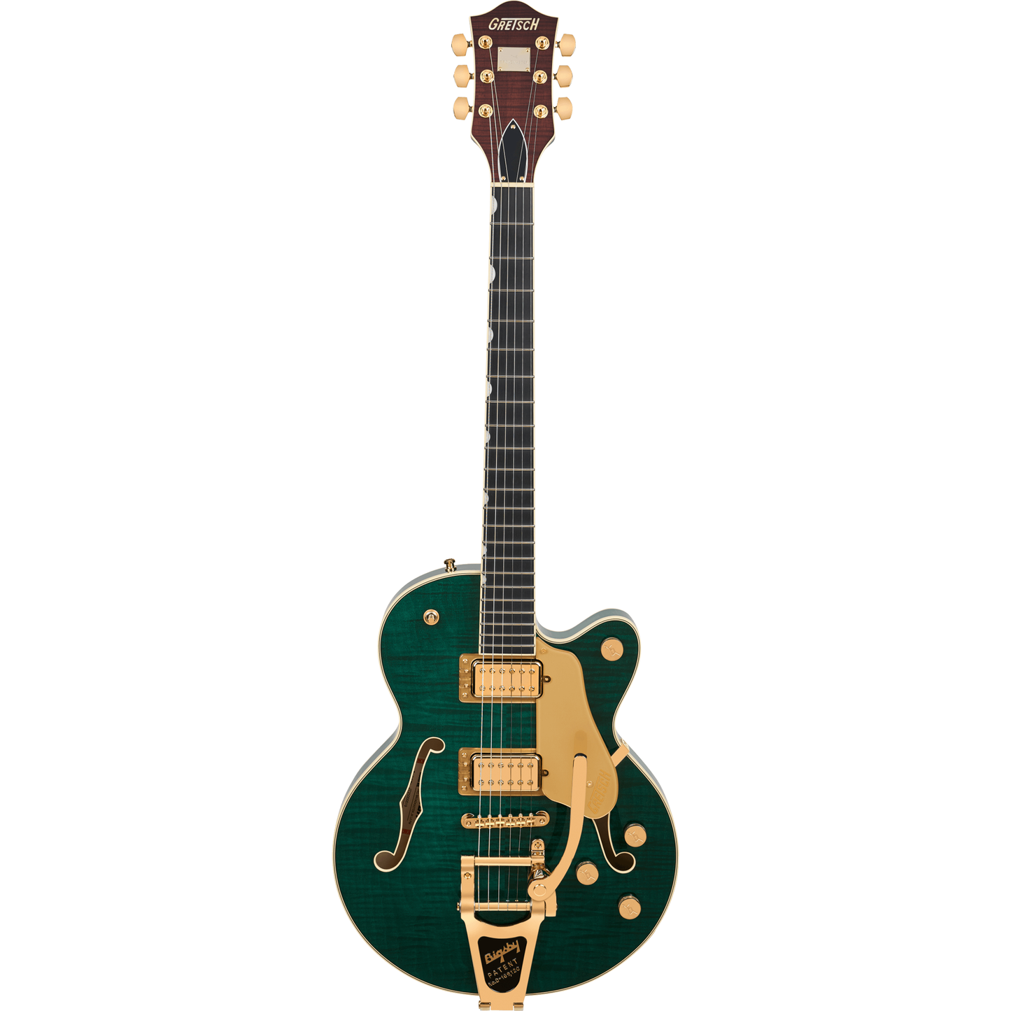 Gretsch Broadkaster Jr. LX Figured Center Block Electric Guitar - Tropic Aura