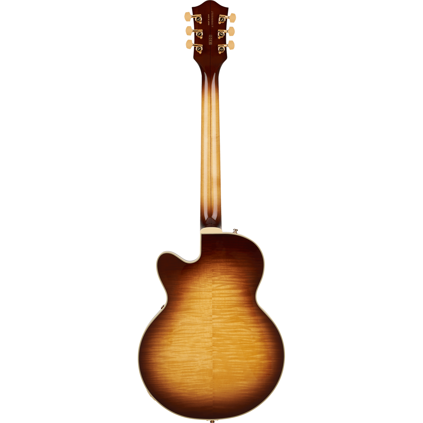 Gretsch Broadkaster Jr. LX Figured Center Block Electric Guitar - Caramel Dawn