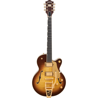 Gretsch Broadkaster Jr. LX Figured Center Block Electric Guitar - Caramel Dawn