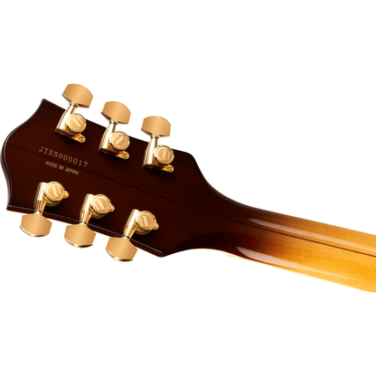 Gretsch Broadkaster Jr. LX Figured Center Block Electric Guitar - Caramel Dawn