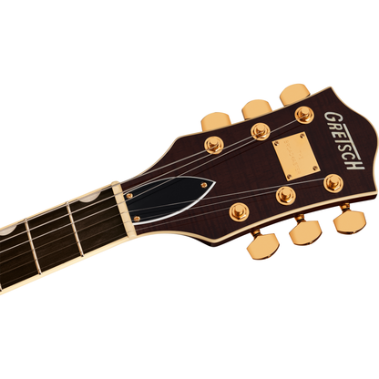 Gretsch Broadkaster Jr. LX Figured Center Block Electric Guitar - Caramel Dawn