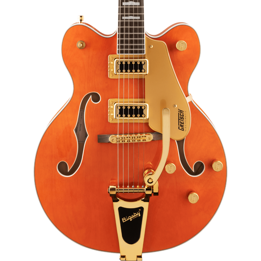 Gretsch G5422TG Electromatic® Classic Hollow Body Double-Cut Electric Guitar, Orange Stain