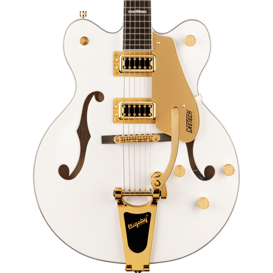 Gretsch G5422TG Electromatic® Classic Hollow Body Electric Guitar, Snowcrest White