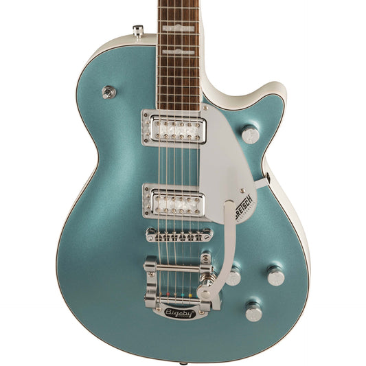 Gretsch G5230T-140 Electromatic 140th Double Pt Jet 2-Tone Stone Pt/Pearl Pt
