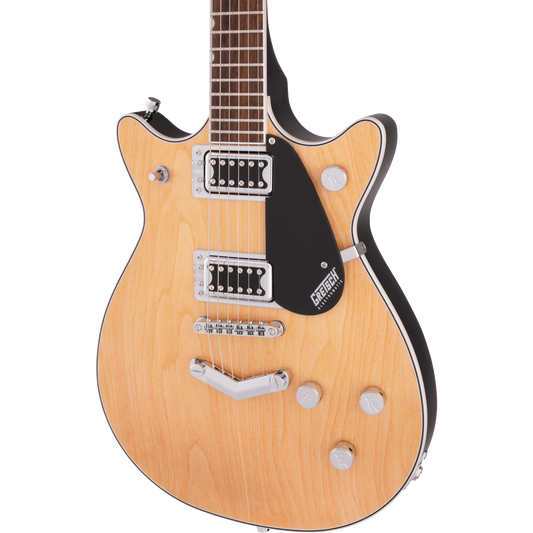 Gretsch G5222 Electromatic Double Cut Jet BT Electric Guitar, Aged Natural
