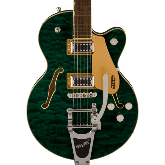 Gretsch G5655T-QM Electromatic® Center Block Jr. Single-Cut Quilted Maple Semi Hollow Electric Guitar, Mariana