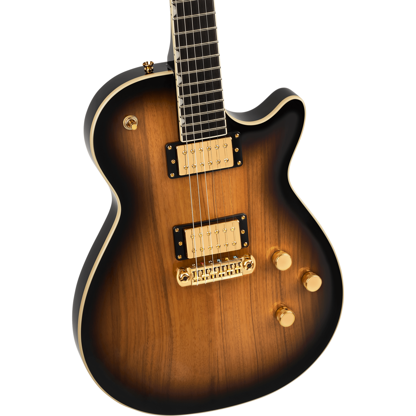 Gretsch Limited Edition Electromatic Black Limba Jet - Ebony Fingerboard, Sunburst