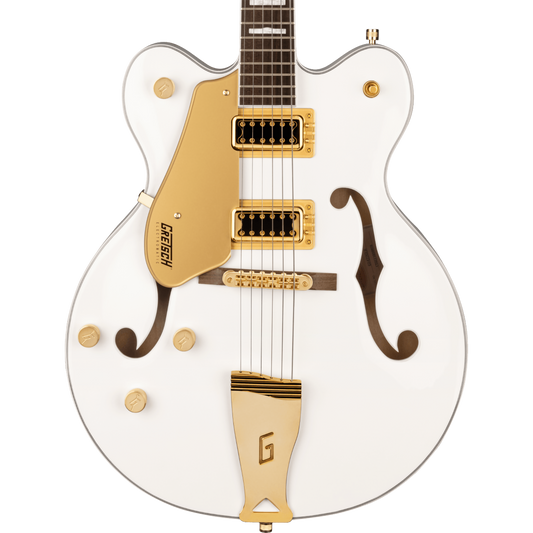 Gretsch G5422GLH Electromatic® Classic Hollow Body Double-Cut Left-Handed Electric Guitar, Snowcrest White