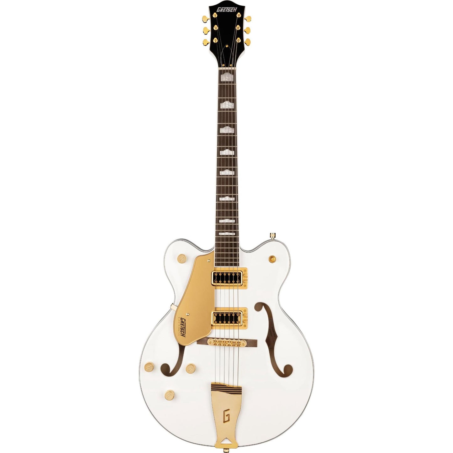 Gretsch G5422GLH Electromatic Classic Hollow Electric Guitar in Snowcrest White