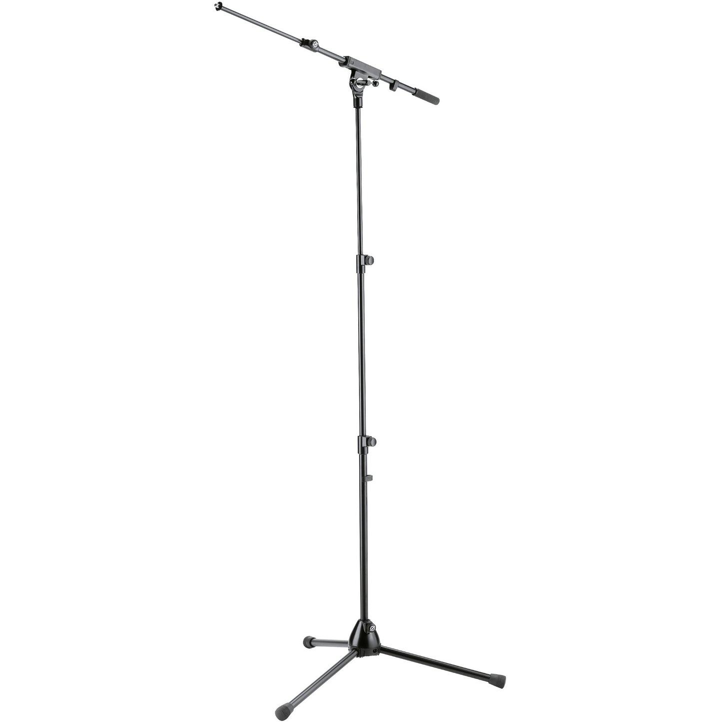 K&M 252 Microphone Stand with Boom Arm in Black