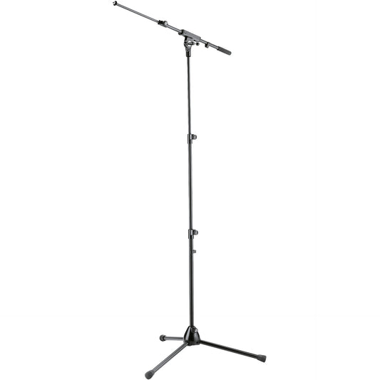 K&M 252 Microphone Stand with Boom Arm in Black