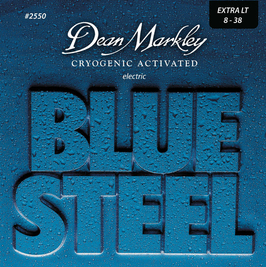 Dean Markley 2550 8-38 Extra Light Blue Steel Electric Guitar Strings