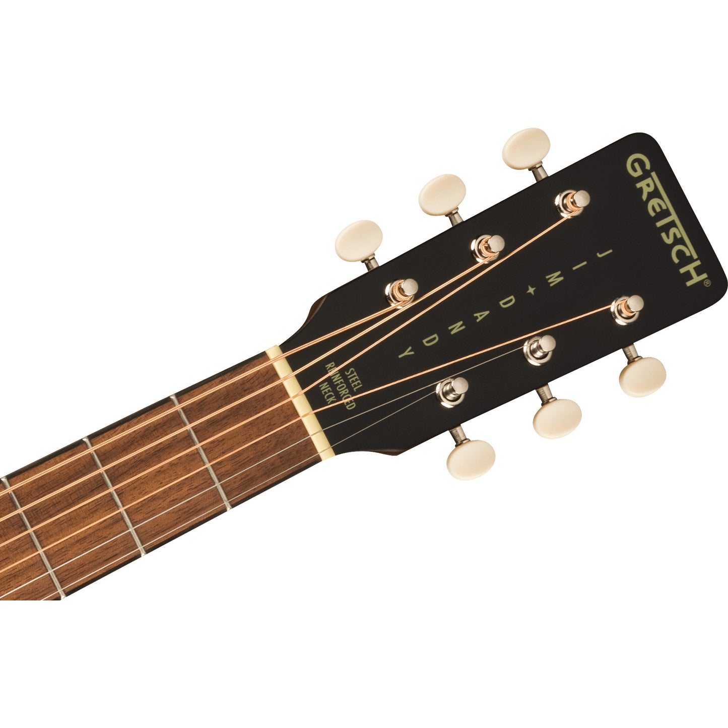 Gretsch Jim Dandy™ Deltoluxe Parlor Acoustic Electric Guitar, Black Top
