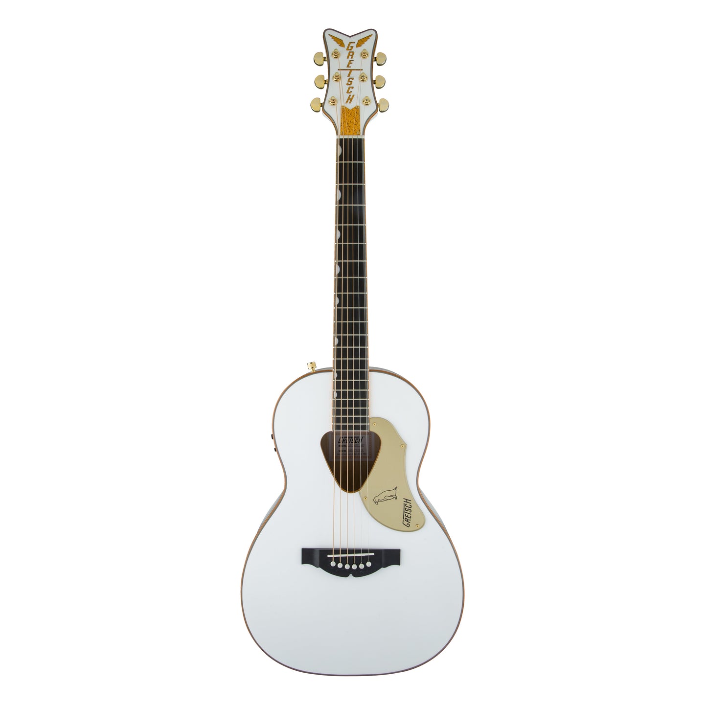 Gretsch G5021WPE Rancher Penguin Parlor Acoustic Electric Guitar in White