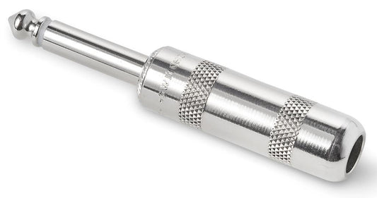 Switchcraft 280 1/4"" Mono 2 Conductor Cable Mount Plug - Nickel Finish