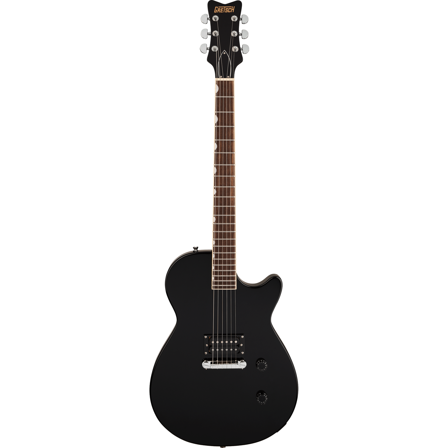 Gretsch Streamliner Jet Club 1 Pickup Electric Guitar - Laurel Fingerboard, Jet Black