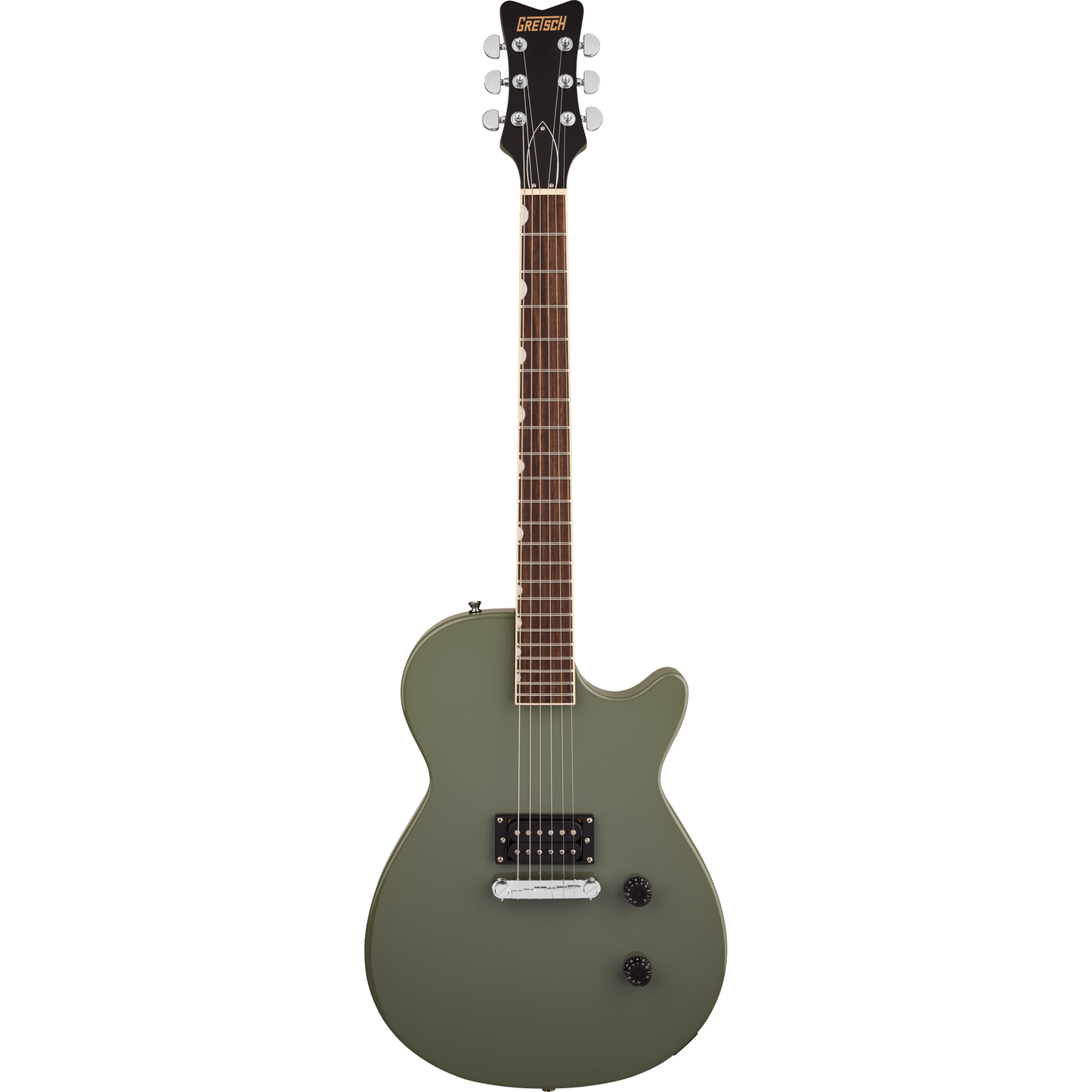 Gretsch Streamliner Jet Club 1 Pickup Electric Guitar - Laurel Fingerboard, Olive Drab