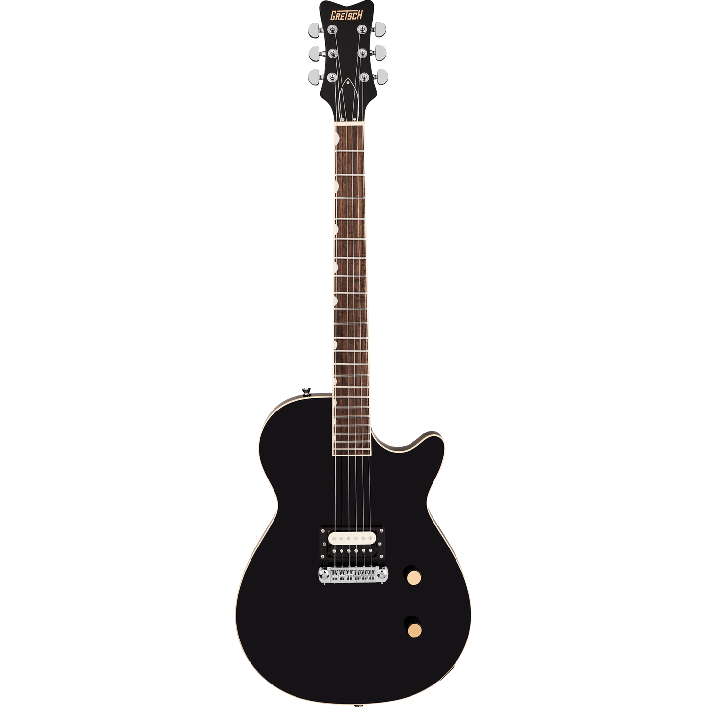 Gretsch Streamliner Jet 1 Pickup Electric Guitar - Laurel Fingerboard, Jet Black