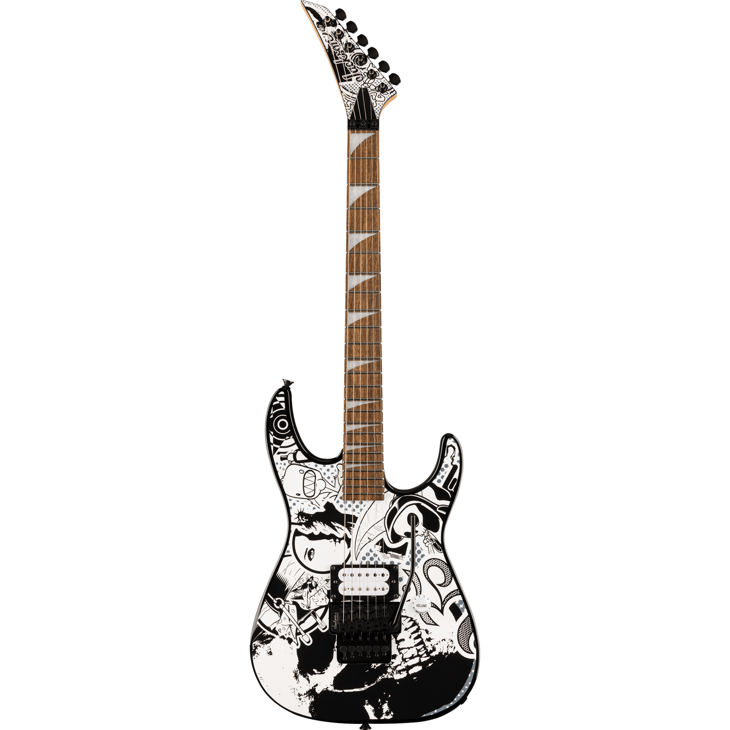 Jackson X Series Dinky® DK1 H Electric Guitar, Skull Kaos