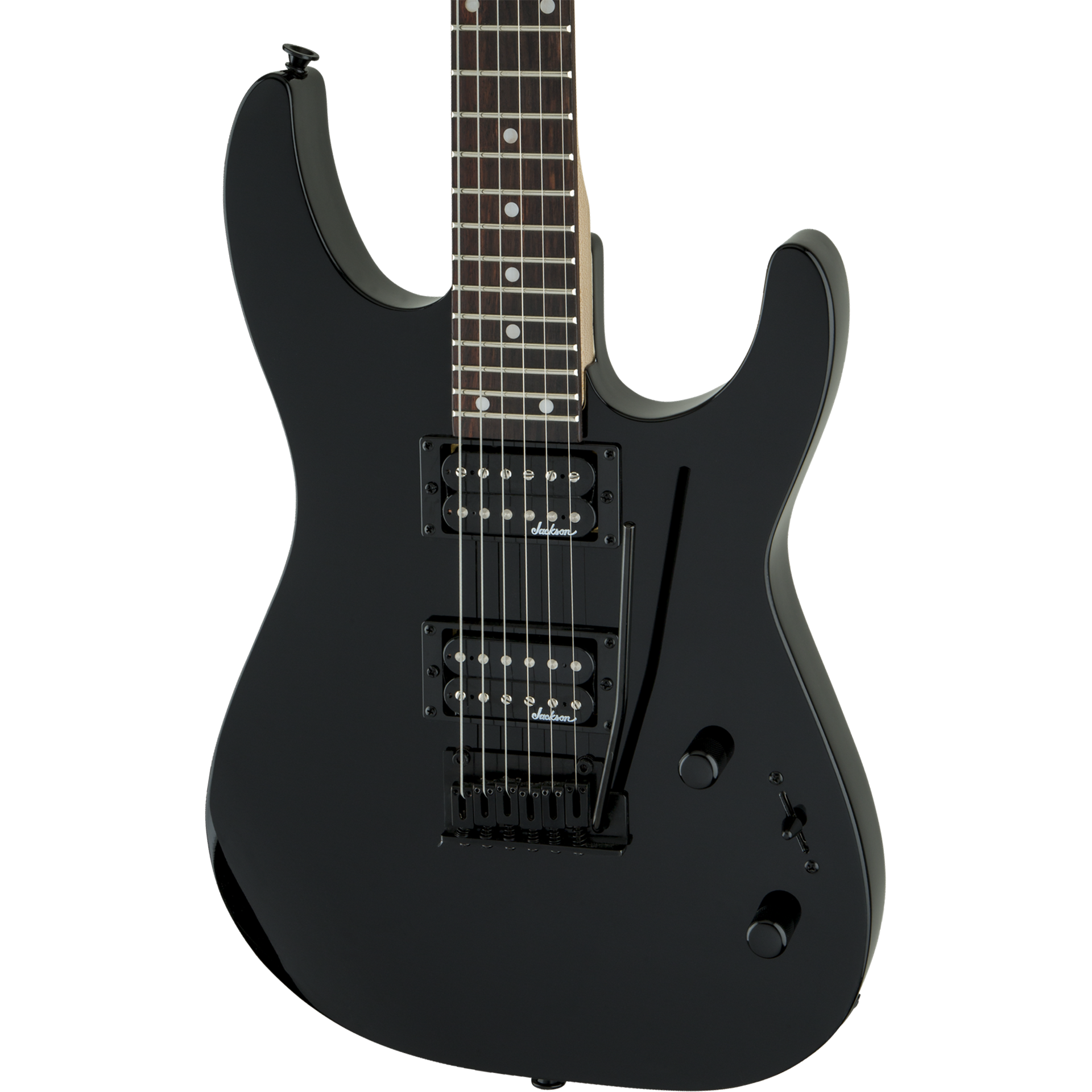 Jackson JS Series JS12 24 Fret Dinky Electric Guitar in Black